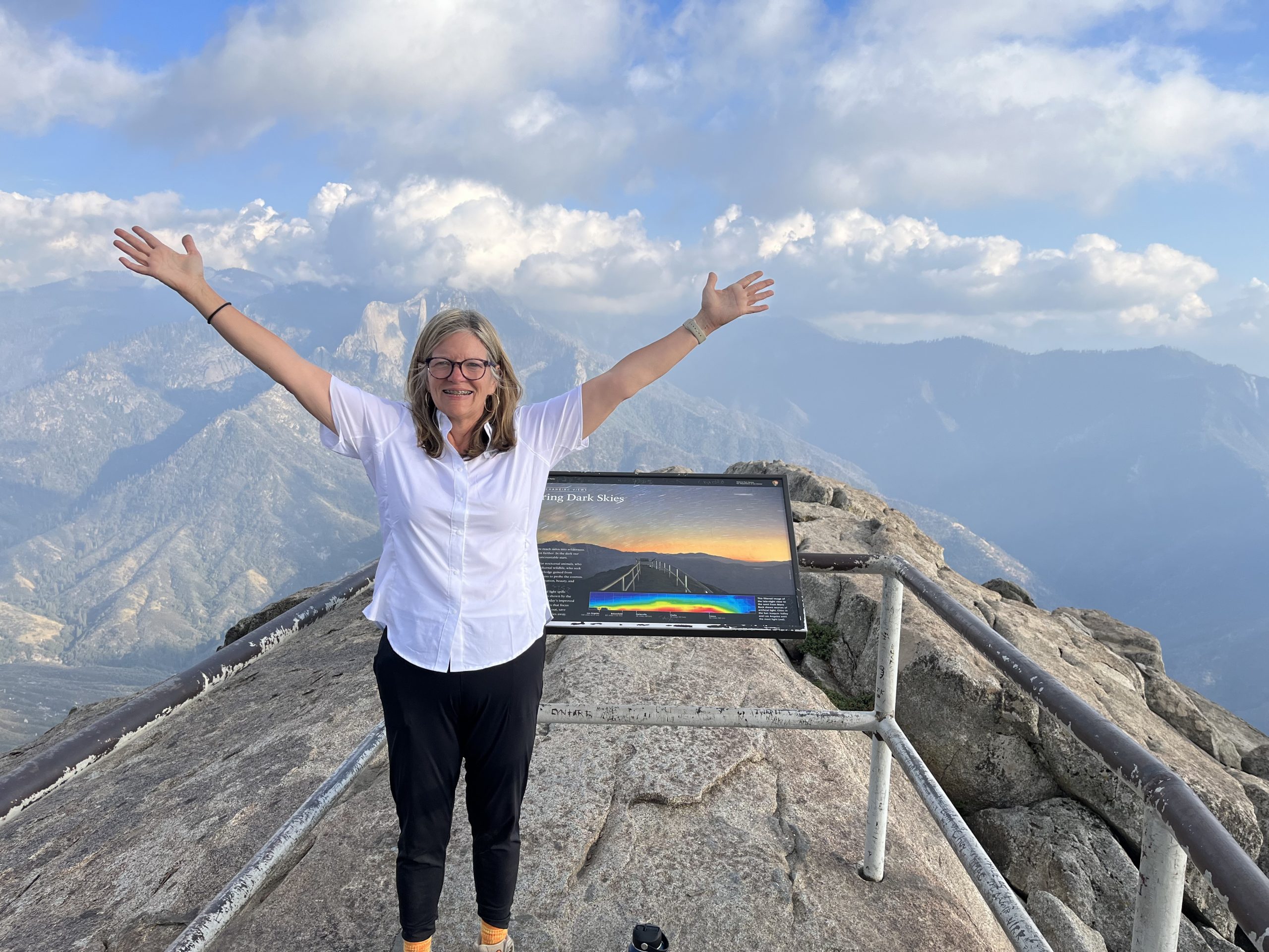 At the top of Moro Rock